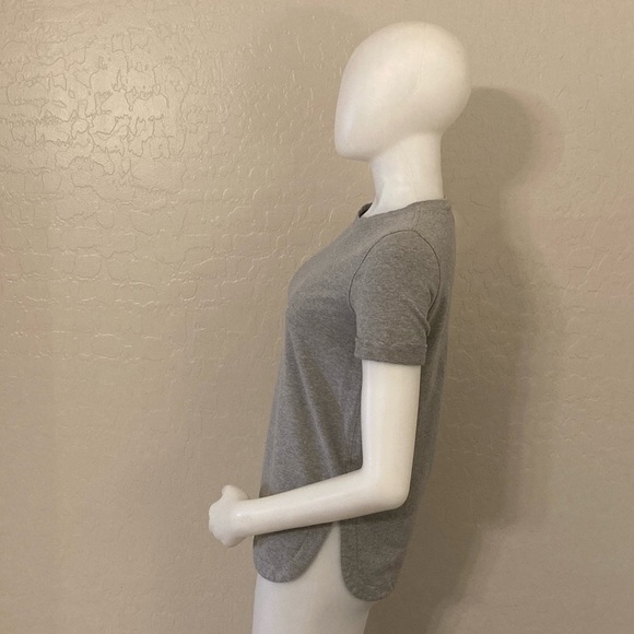 Lululemon All Time Tee Heathered Gray Size 4 - Picture 8 of 13